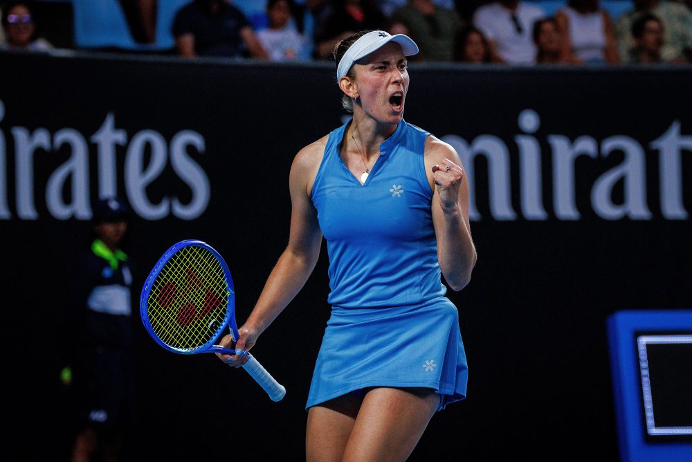 Tennisspielerin Elise Mertens bei den Australian Open