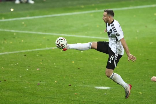 Kevin Möhwald beim Spiel gegen RWDM am 4. Oktober