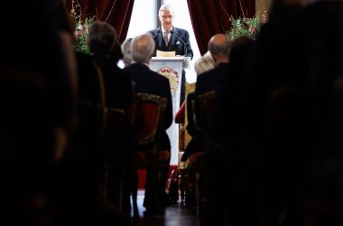 König Philippe bei seiner Neujahrsansprache vor den Staatsorganen