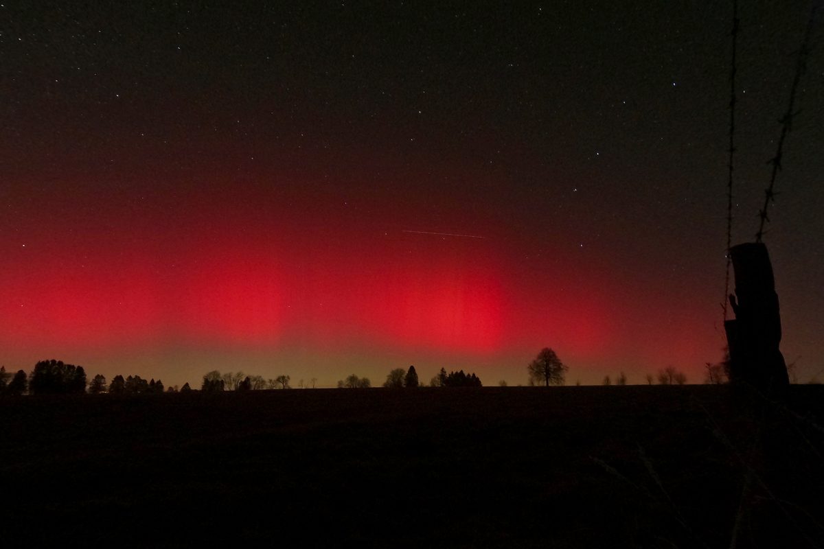 Polarlichter in Bütgenbach am 19.Januar 2026