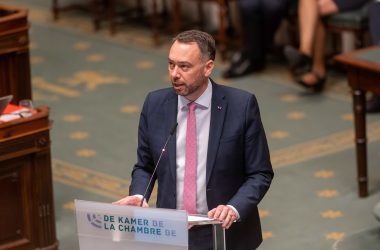 Außenminister Maxime Prévot am Donnerstag in der Kammer