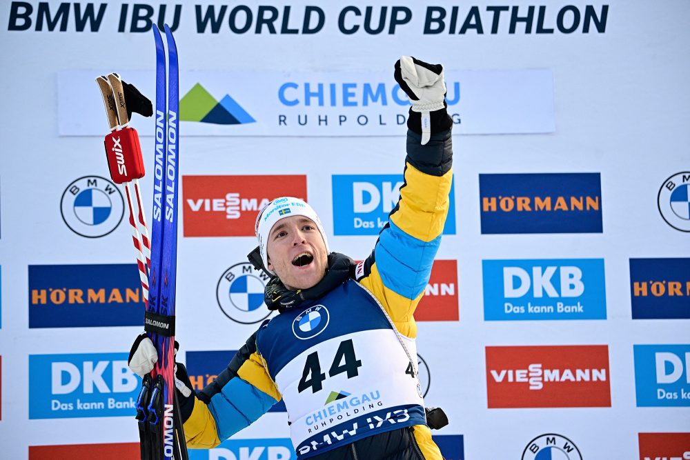 Der schwedische Biathlet Sebastian Samuelsson