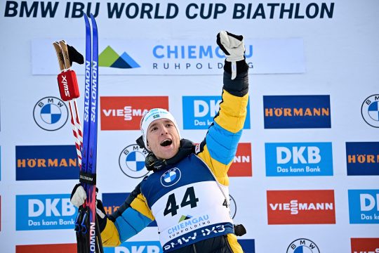 Der schwedische Biathlet Sebastian Samuelsson