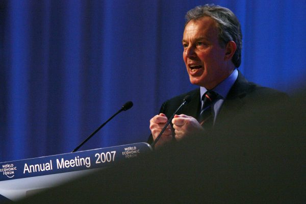 Tony Blair am 27. Januar 2007 in Davos.
