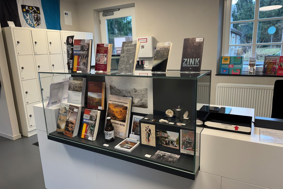 Auch Bücher zur Regionalgeschichte sind im Büro der Tourist-Info erhältlich.