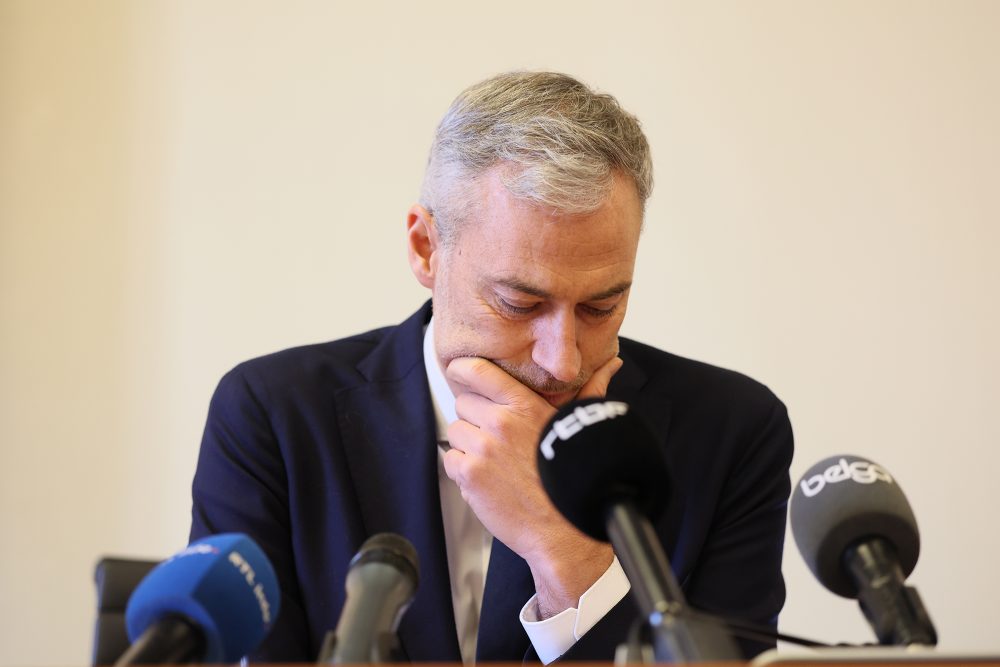 Der Les-Engagés-Vorsitzende Yvan Verougstraete