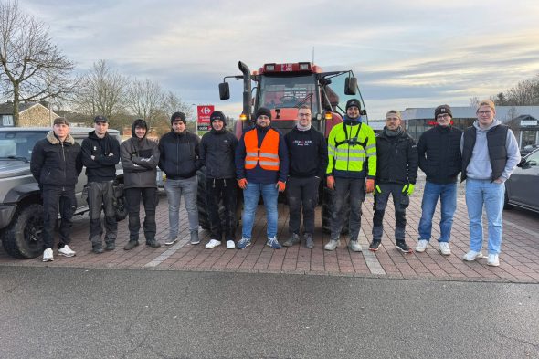 JGV St. Vith sammelt Weihnachtsbäume ein