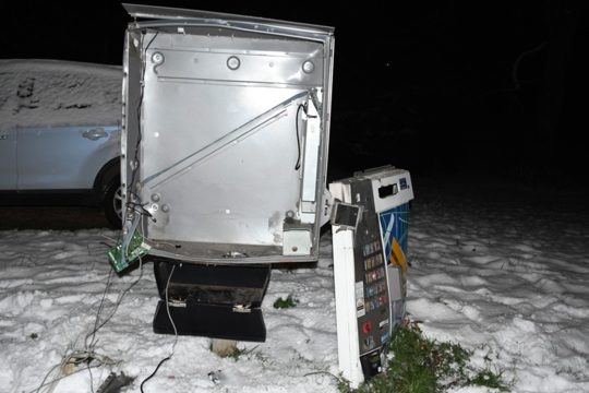 Gesprengter Zigarettenautomat in der Städteregion Aachen