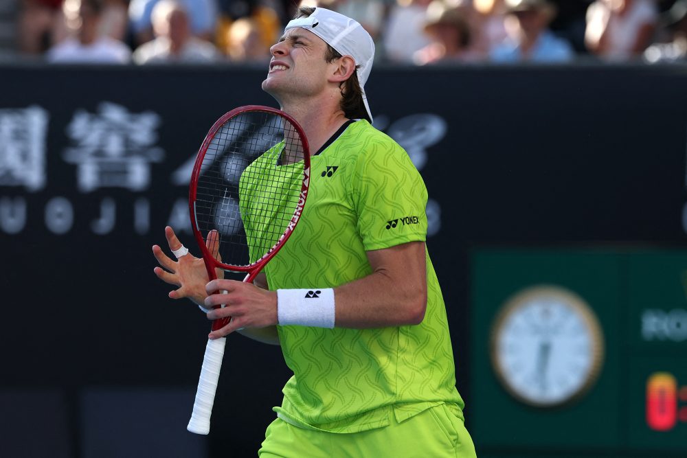 Zizou Bergs ist in der ersten Runde der Australian Open ausgeschieden