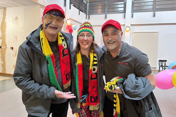 Domm en Dööl im BRF-Foyer