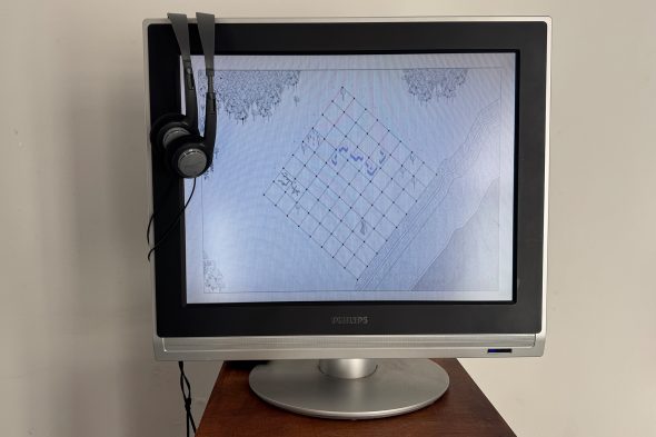 Videoanimation in der Ausstellung