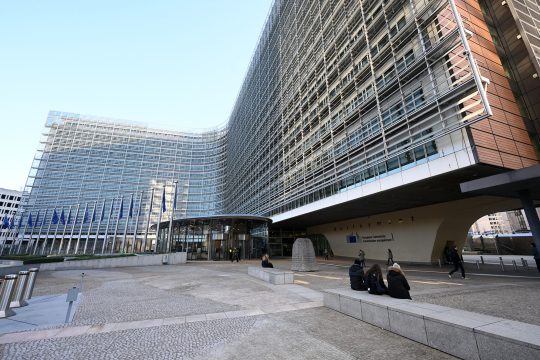 Das Berlaymont-Gebäude im Brüsseler Europaviertel ist Sitz der EU-Kommission