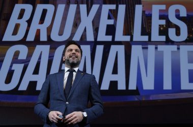 Der MR-Vorsitzende Bouchez nach der Einigung auf eine Brüsseler Regionalregierung