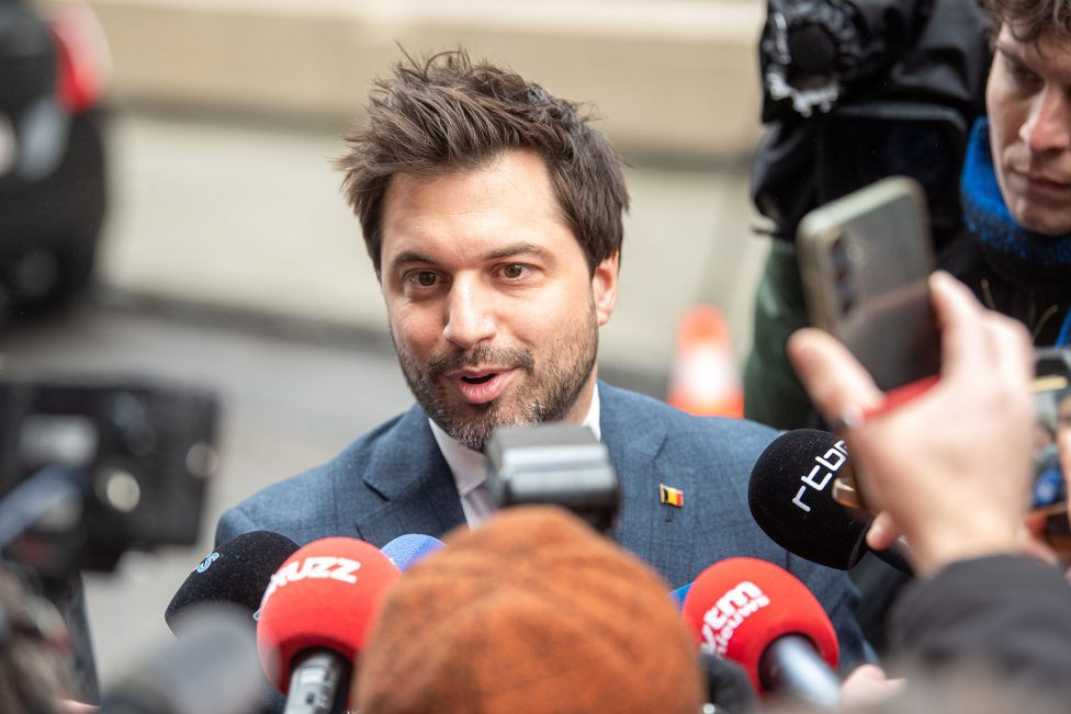 Der MR-Vorsitzende Georges-Louis Bouchez