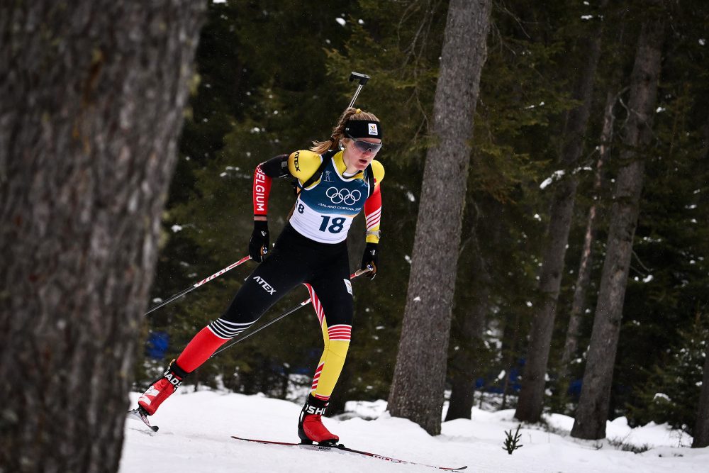 Maya Cloetens beim Sprintrennen in Antholz