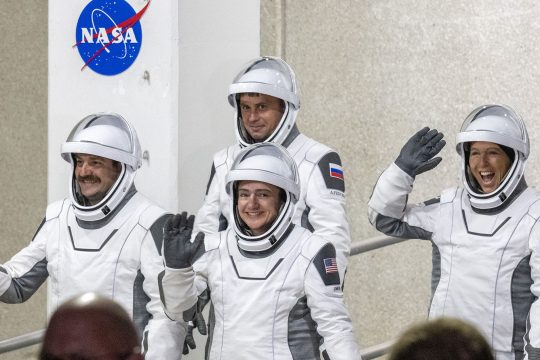 Die neue Crew der ISS