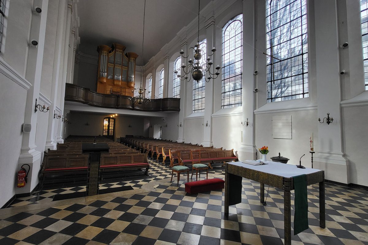 Das Innere der Annakirche in Aachen