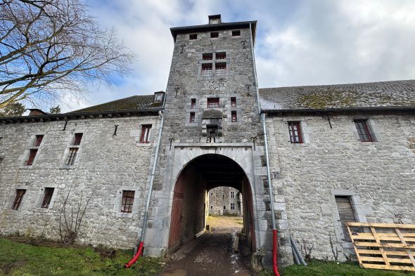 Sicherungsarbeiten an der Eyneburg in vollem Gange