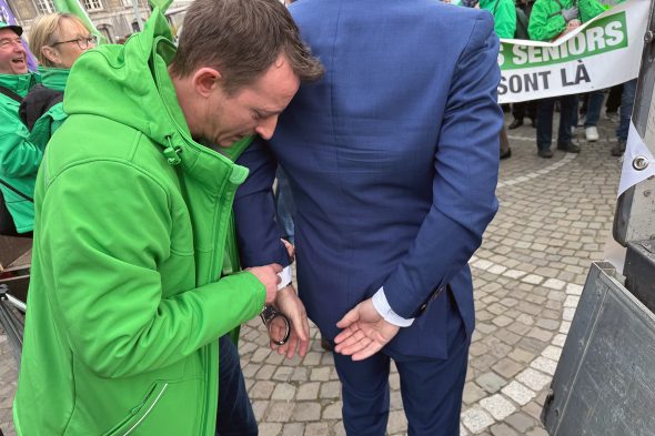 "Verhaftung" von "Bart De Wever"