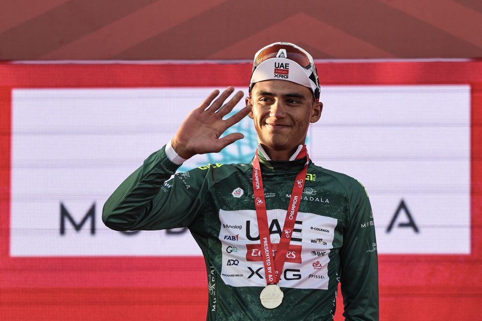Der mexikanische Radprofi Isaac Del Toro (UAE Team Emirates - XRG)