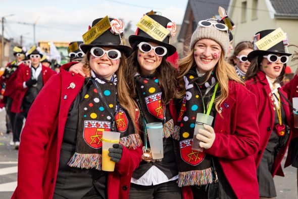 Karnevalszug in Raeren