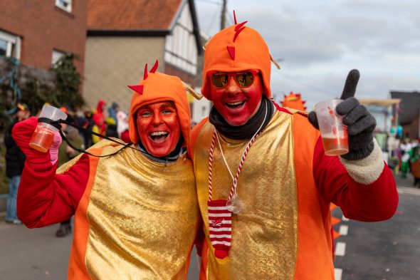 Karnevalszug in Raeren