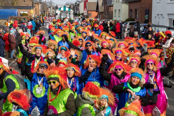 Karnevalszug in Raeren