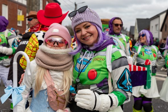 Karnevalszug in Raeren