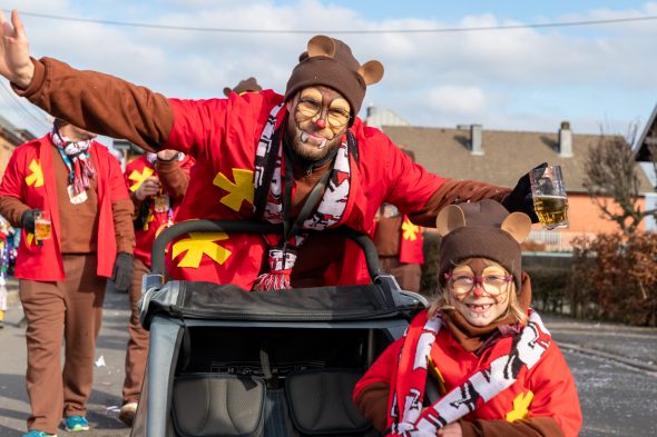 Karnevalszug in Raeren