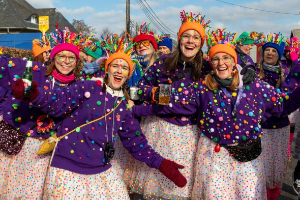 Karnevalszug in Raeren