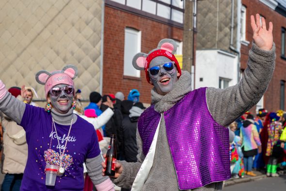 Karnevalszug in Raeren
