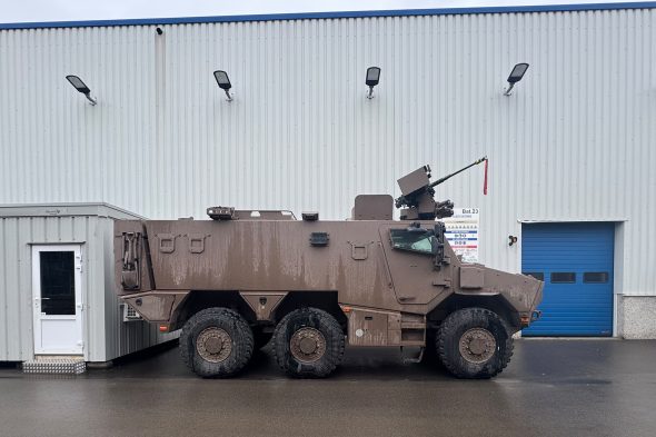 Militärfahrzeug bei FN Herstal