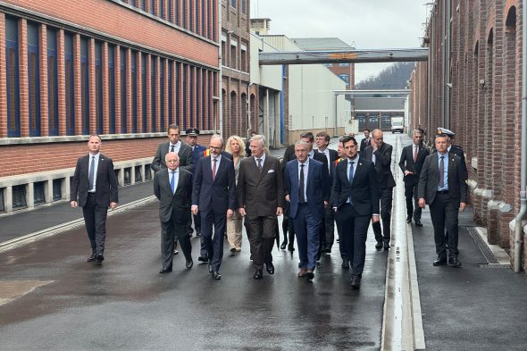 König Philippe besucht FN Herstal