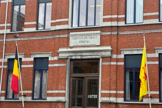 Eingang zur FN-Fabrik in Herstal