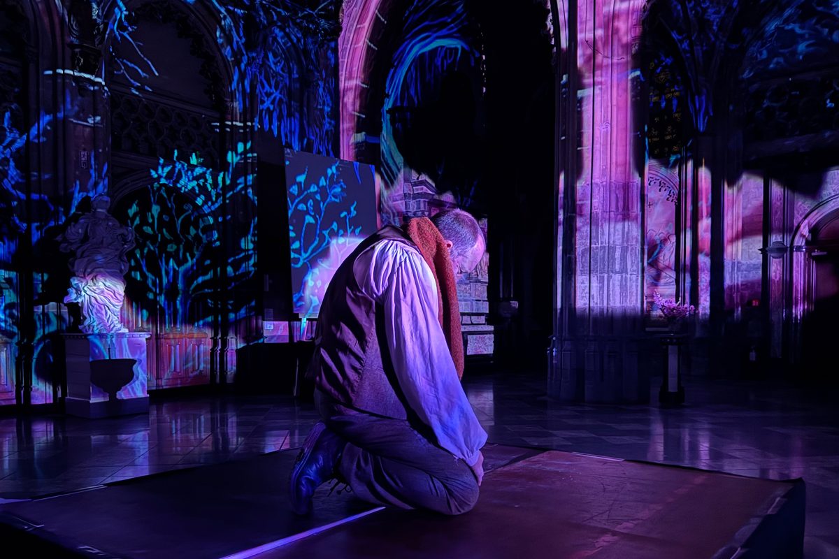 "Le Secret": Lichtershow in der Lütticher Kirche Saint-Jacques