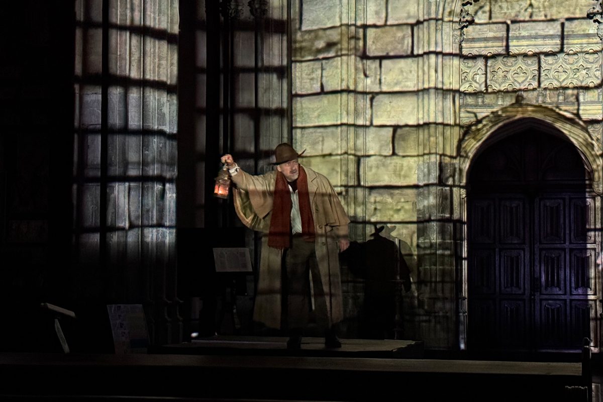 "Le Secret": Lichtershow in der Lütticher Kirche Saint-Jacques