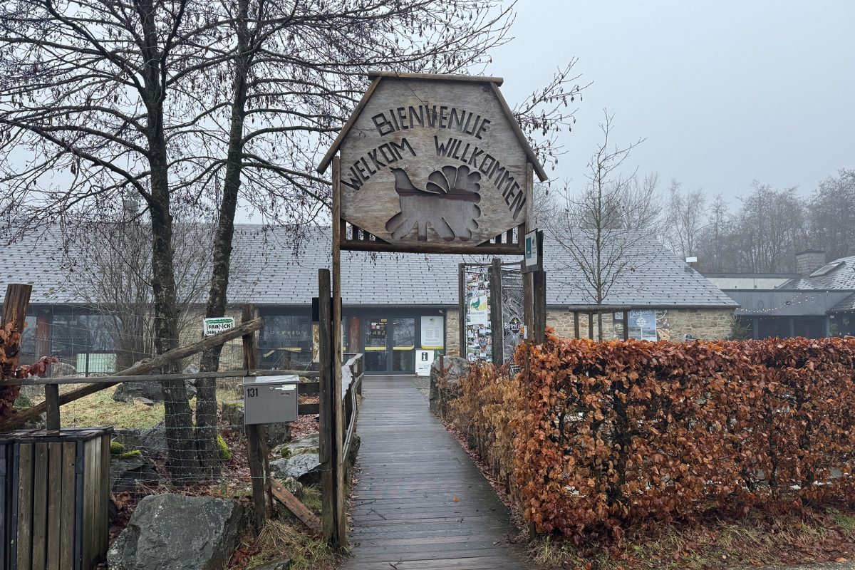 Der Eingang zum Naturparkzentrum Botrange