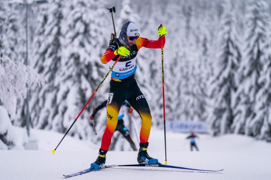 Marek Mackels beim Einzelrennen in Sjusjoen