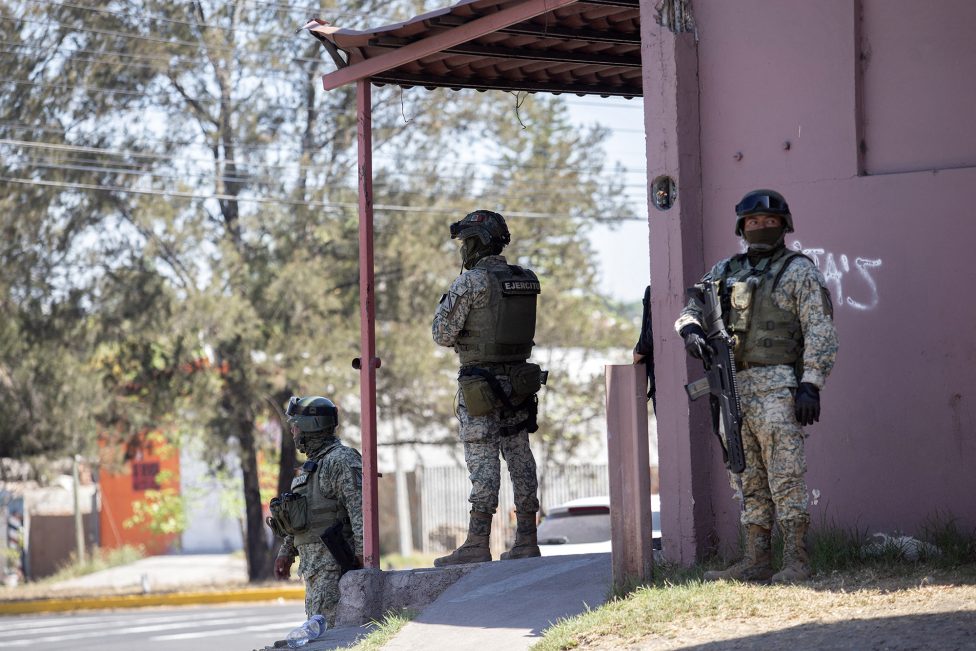 Mexikanische Soldaten