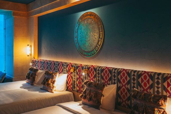 Hotelzimmer in der Tropenwelt "Edenya" im Tierpark Pairi Daiza