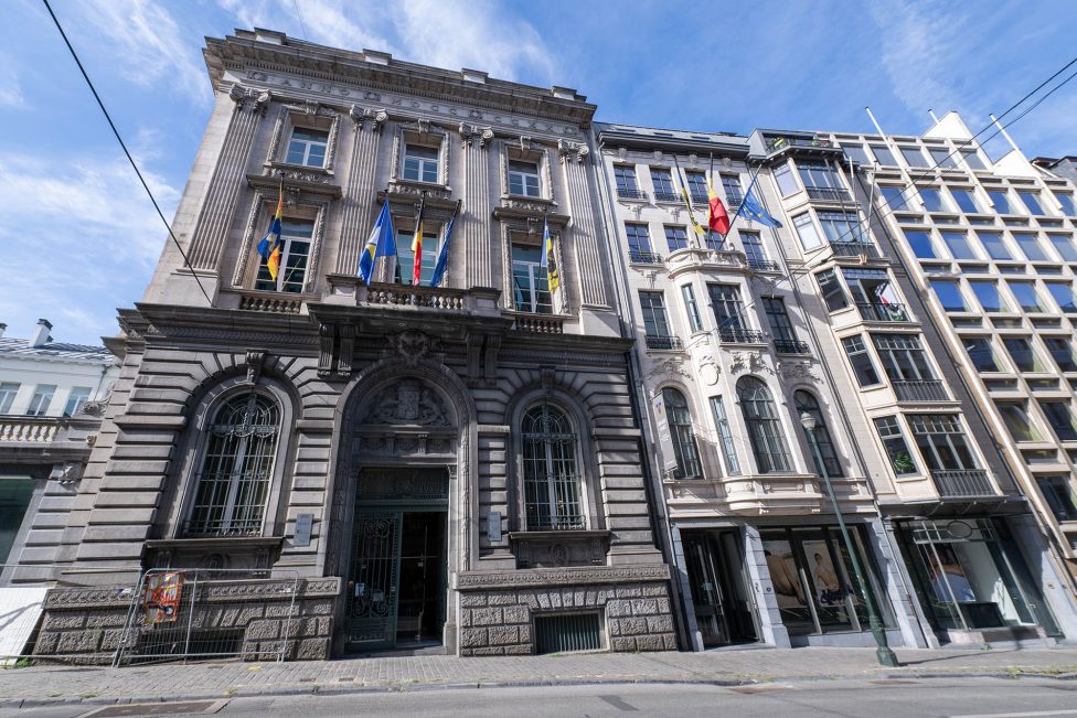 Das Parlamentsgebäude der Region Brüssel Hauptstadt