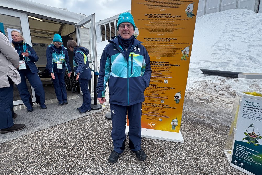 Peter Thomé ist Volunteer bei Olympia