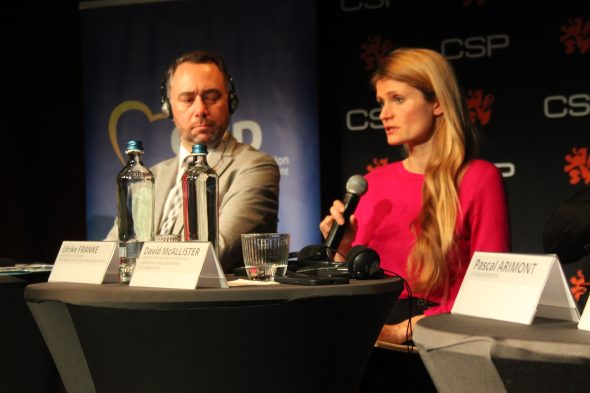 Maxime Prévot und Ulrike Franke