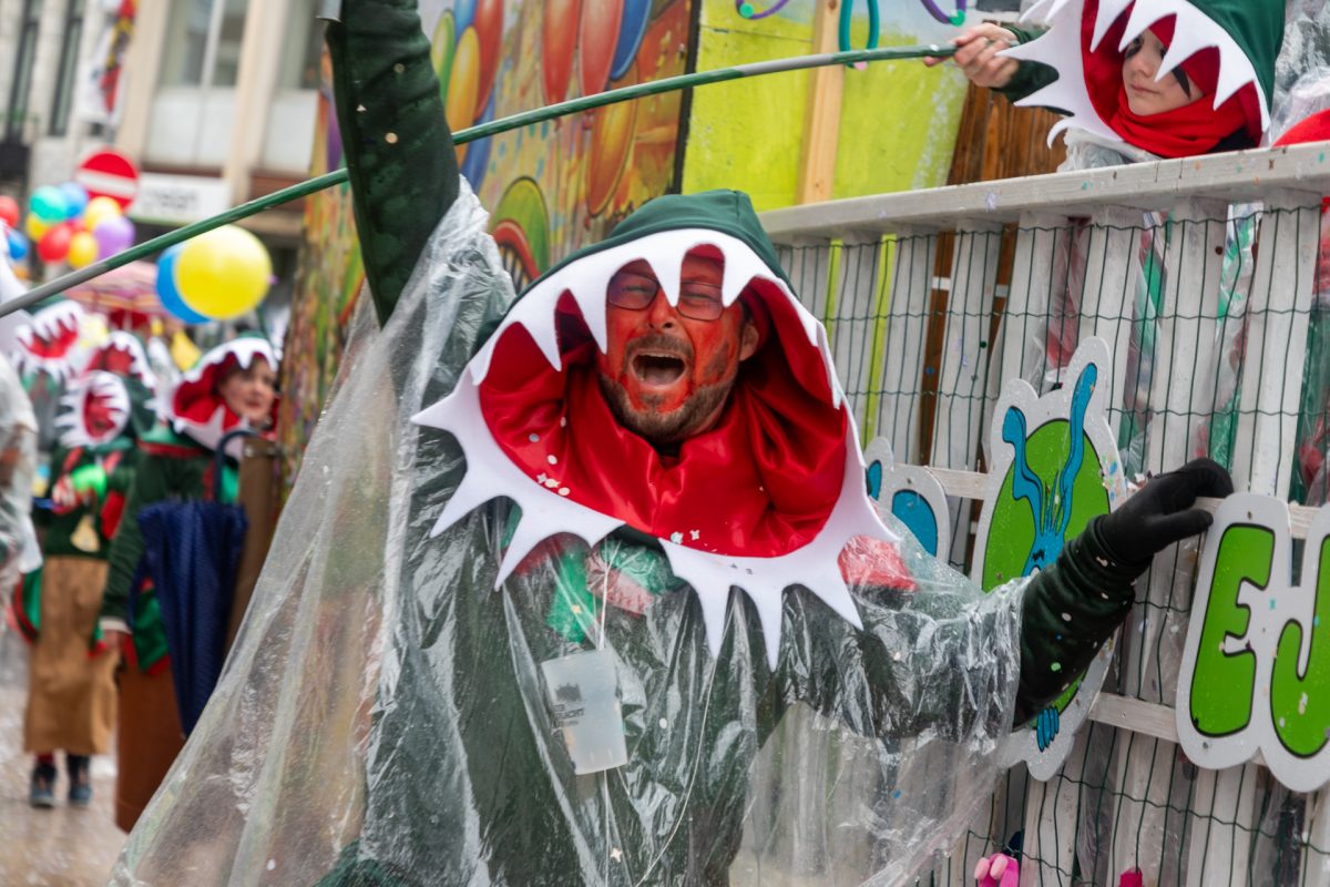 Rosenmontagszug in Eupen