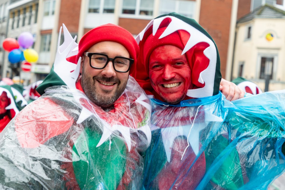Rosenmontagszug in Eupen