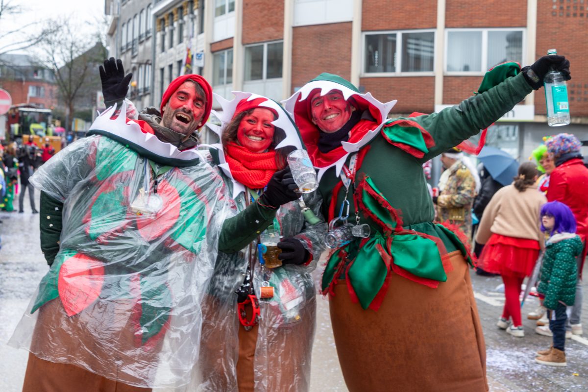 Rosenmontagszug in Eupen