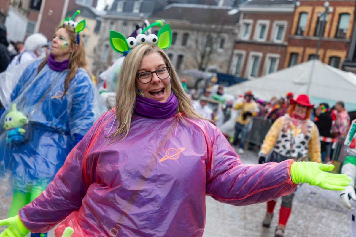 Rosenmontagszug in Eupen