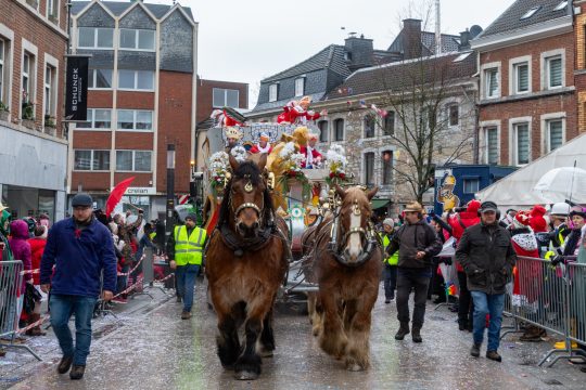 Rosenmontagszug in Eupen