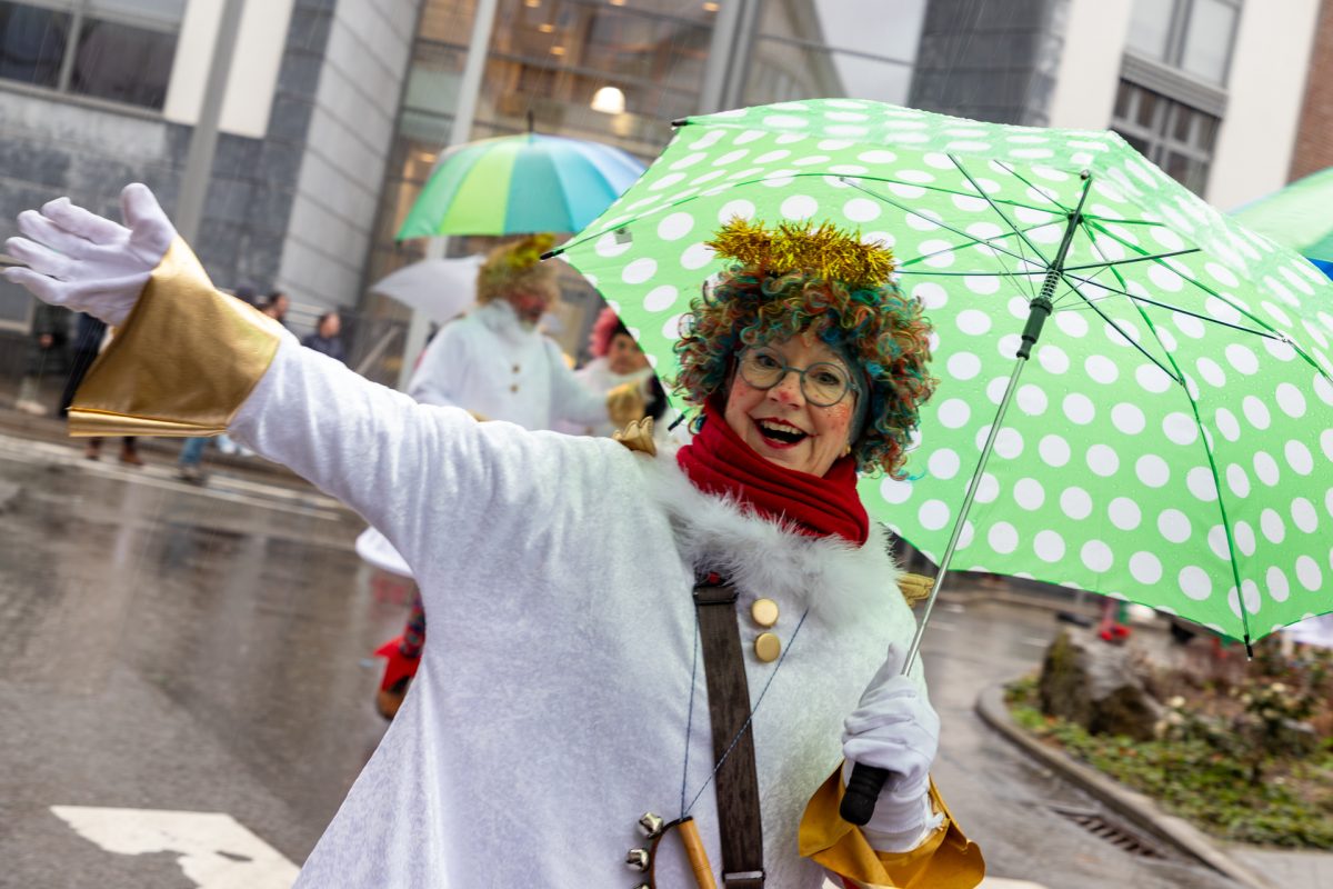 Rosenmontagszug in Eupen