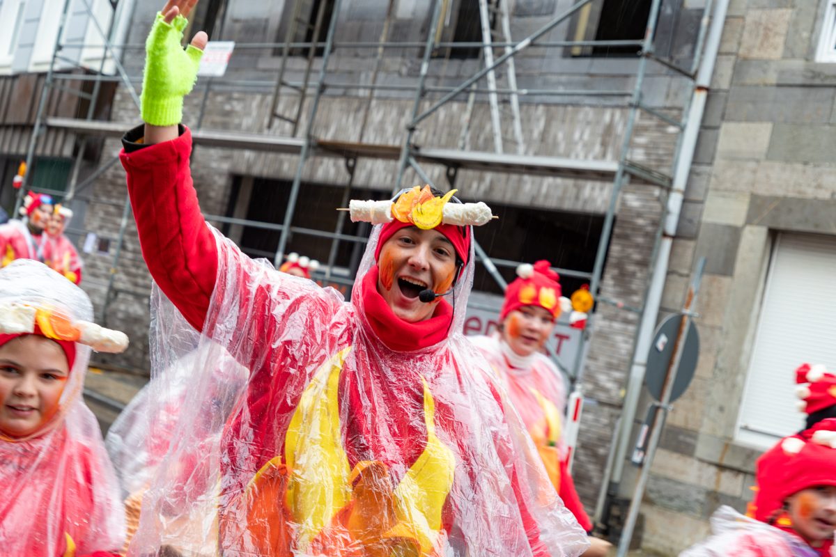 Rosenmontagszug in Eupen